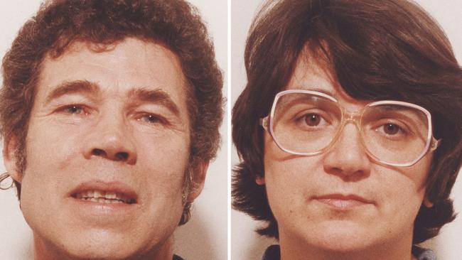 Fred and Rosemary West, who were charged with 12 counts and ten counts of murder in 1994. Picture: AP