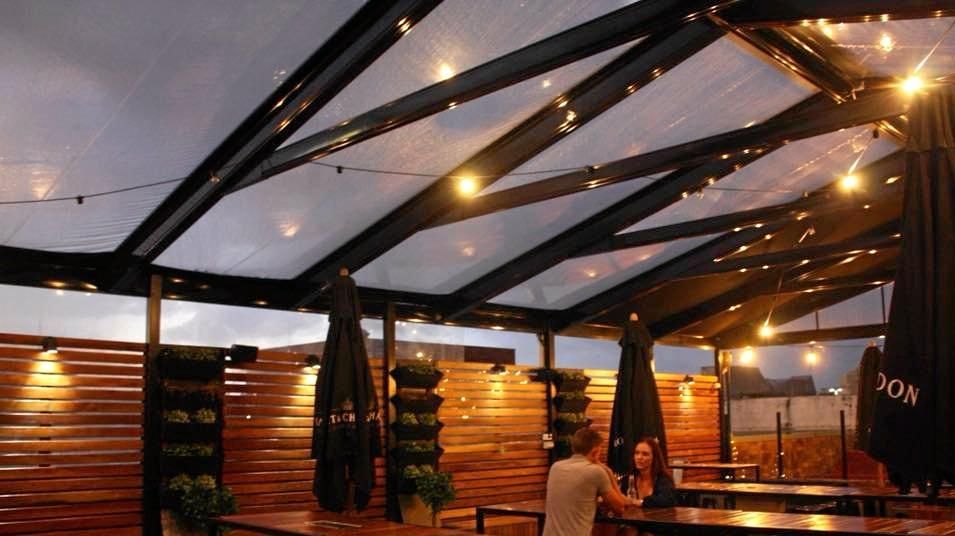 Muller Bros rooftop.