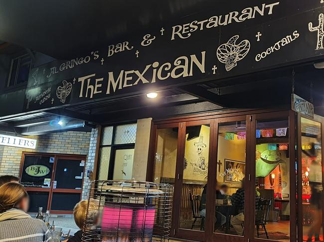 The Mexican restaurant in Yamba, where the alleged incident took place.