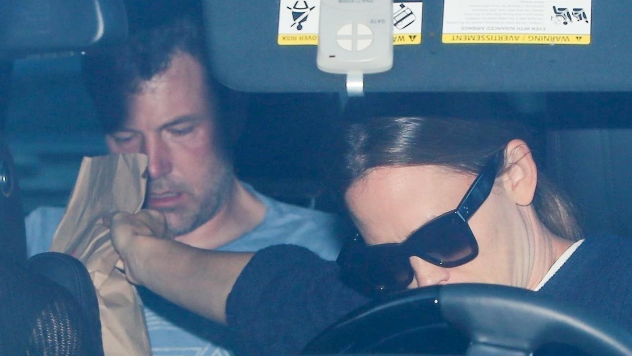 Photos that shocked the world: Jennifer Garner taking Affleck to The Canyon Treatment Center to enter rehab in August 2018. Picture: BACKGRID