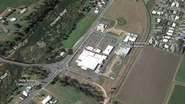 Petit Early Learning Journey centre in Marian, located in the Marian Town Centre off Mackay-Eungella Rd. Picture: Google Earth