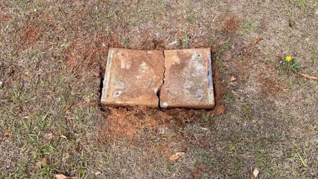 Queensland Police are investigating the alleged theft of cemetery headstones in the Sunshine Coast area. Picture: Supplied