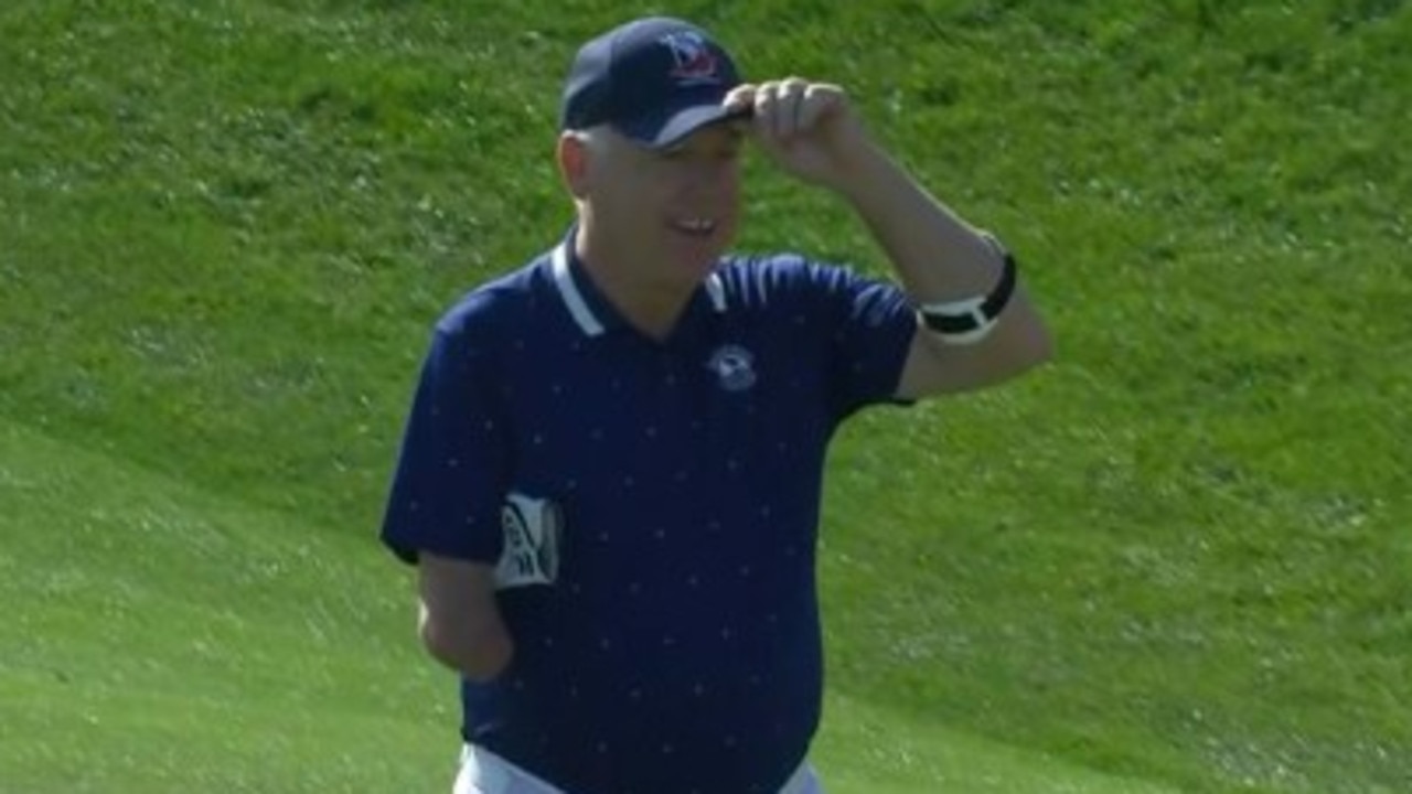 Laurent Hurtubise sinks incredible hole-in-one.