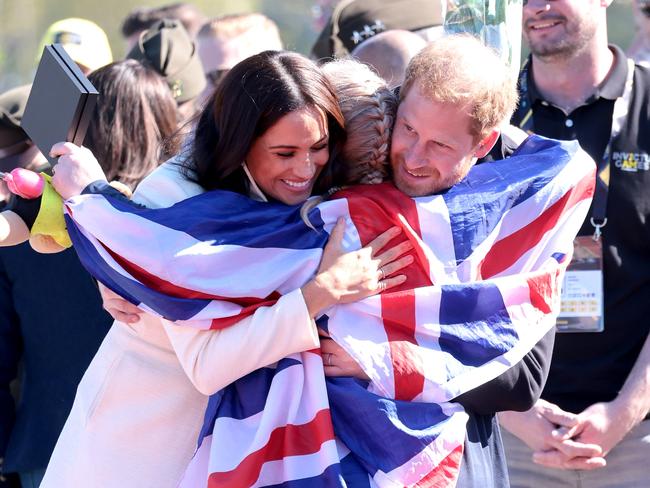 Prince Harry, Duke of Sussex and Meghan, Duchess of Sussex during the Invictus Games at The Hague 2020. Picture: Getty Images for the Invictus Games Foundation