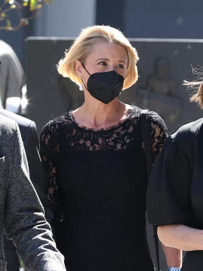 Keneally attended Kimberley Kitching’s funeral despite the allegations. Picture: David Caird