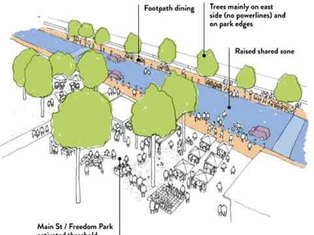 Streetscape improvements within Hervey Bay are one of the 39 priority projects identified by the Fraser Coast Regional Council.