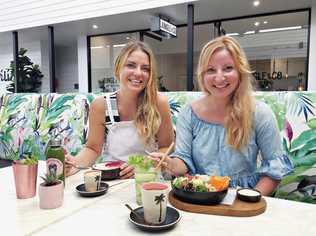 HEALTHY HUB: Sisters Vladia and Sandra Cobrdova have opened Jungle and Co in Noosa Junction, Australia's first gut health bar. Picture: Caitlin Zerafa