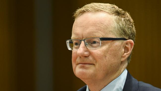 Governor of the Australian Reserve Bank (RBA) Philip Lowe speaks during a hearing of the House Economic Committee at Parliament House in Canberra, Friday, August 9, 2019. (AAP Image/Lukas Coch) NO ARCHIVING