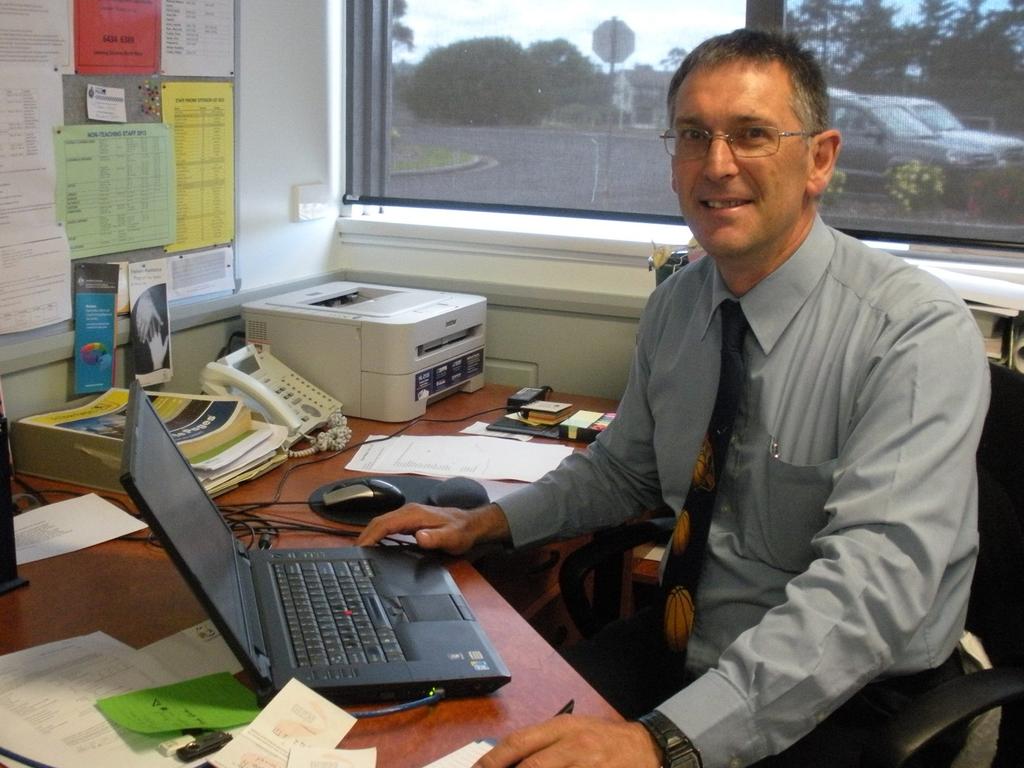 Wynyard High School principal Alexander Downes retired from the Education Department in March 2022, shortly after his victim finally came forward to Tasmania Police. Picture: Facebook