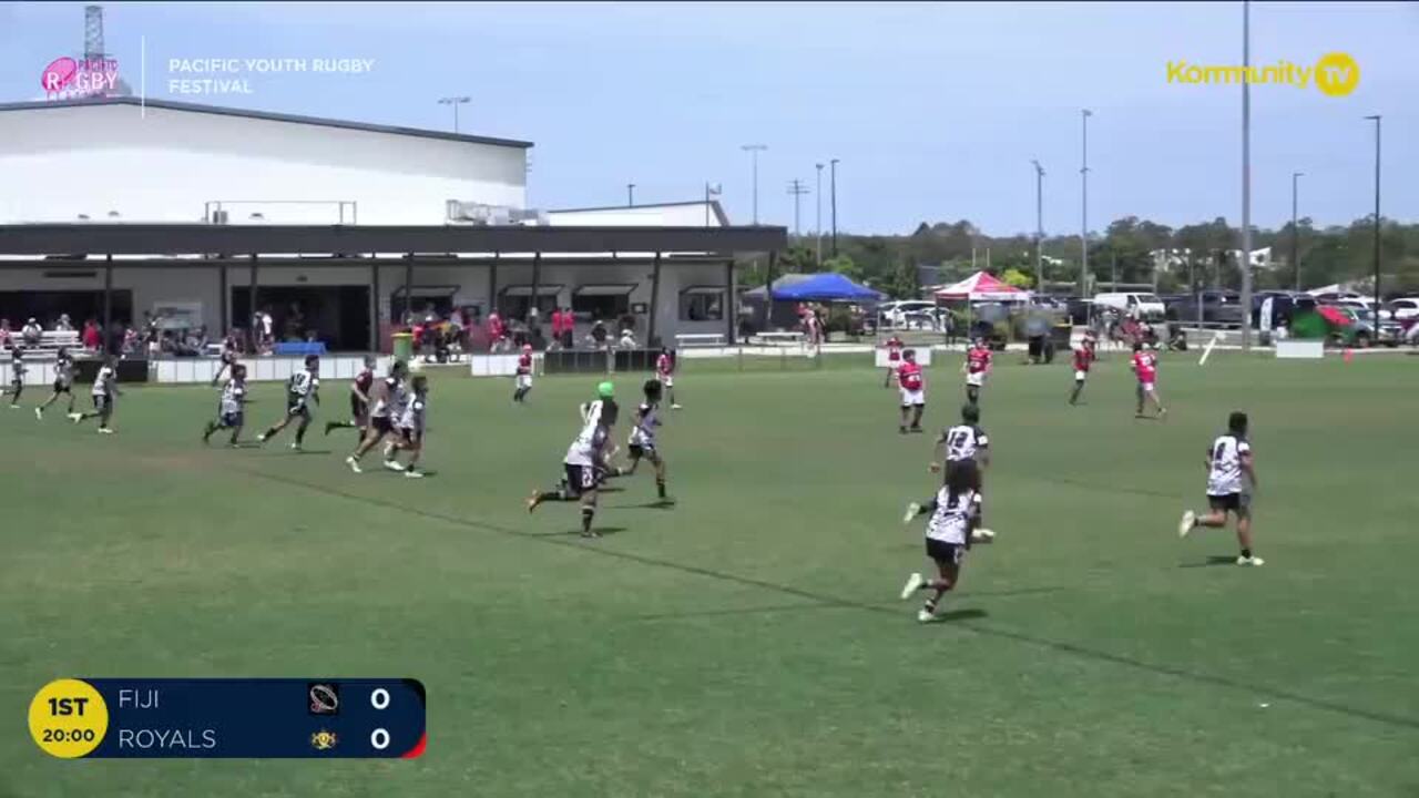 Replay: Queensland Fiji v Queensland Royals (U12) - 2024 Pacific Youth Rugby Festival Day 1