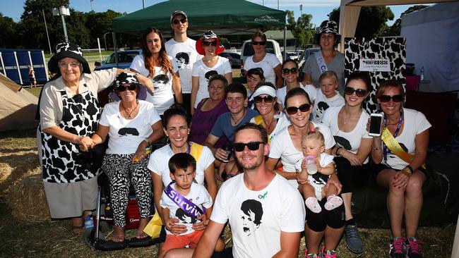 Team Manny Moo Moo from Penrith. Relay For Life at Penrith Paceway.