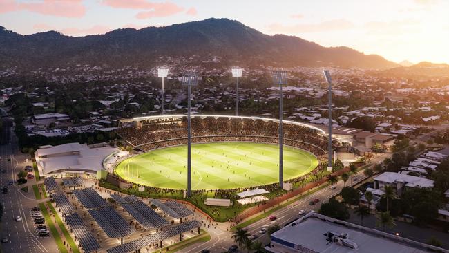 “Looking at the sun setting over the Lamb range and the stadium is just picturesque,” Craig Lees said. Image: Cox Architecture