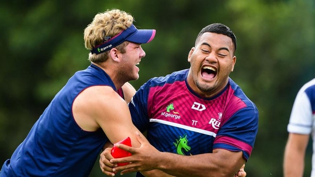 Smiling Reds weapon Taniela Tupou. Picture: Stu Walmsley