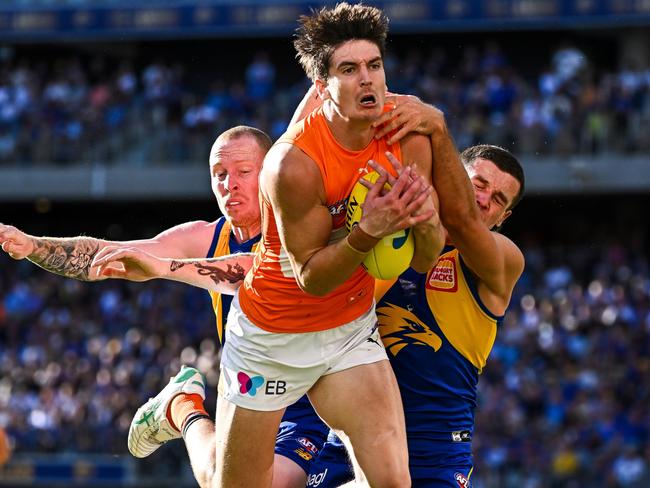 Taylor is confident that the Giants are on the right path to premiership glory. Picture: Daniel Carson/AFL Photos via Getty Images