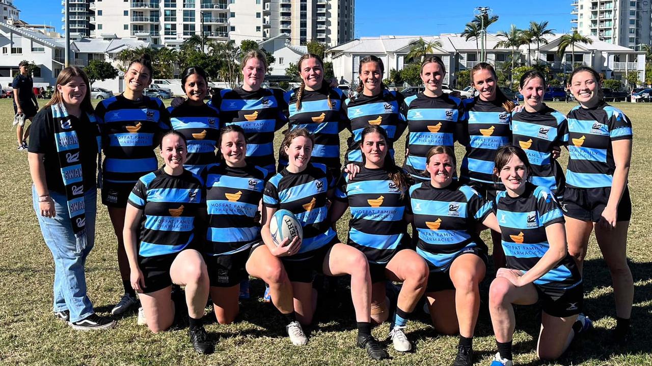 Maroochydore Swans 2023 senior women's rugby union side.