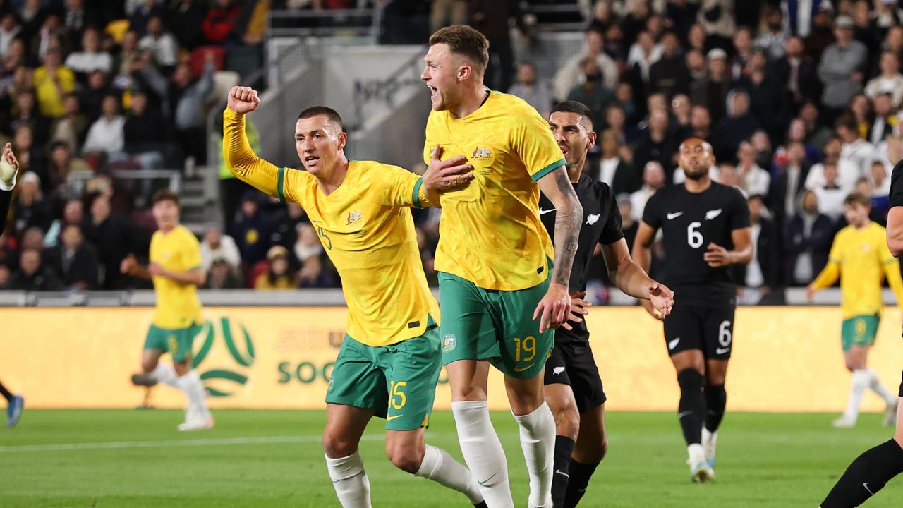 Socceroos defeat New Zealand 2-0 in London to claim ‘Soccer Ashes ...