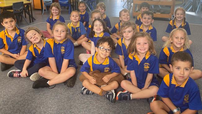 Humpybong State School Prep Purple: Back row: Jenna, Joshua, John, Cohen, Luca and Maple. Middle row: Zoey, Ari, McKenzie, Piper and River. Front row: Andrew, Bette, Indica, Henry, Neveah and Max. PHOTO: Supplied