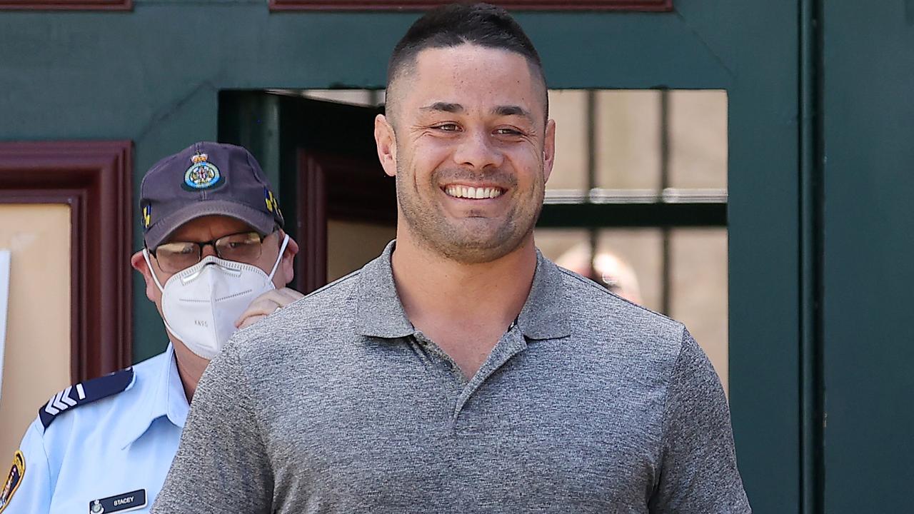 CANBERRA, AUSTRALIA NewsWire Photos FEBRUARY 15, 2022: Disgraced former NRL star Jarryd Hayne has walked out of Cooma Correctional facility a free man, after his sexual assault convictions were overturned. Picture: NCA NewsWire / Gary Ramage Picture: NCA NewsWire / Gary Ramage