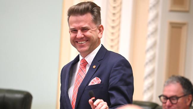 Industrial Relations Minister Jarrod Bleijie in Parliament last week. Picture: John Gass/NCA NewsWire