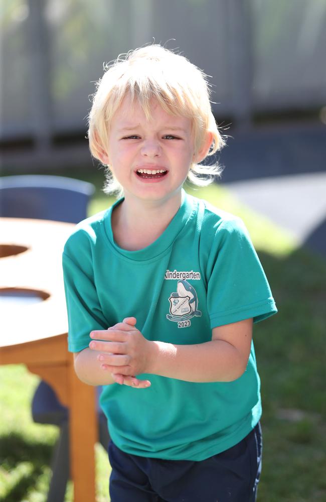 Kindy student Kaden is loving his first term of school. Picture: Sue Graham