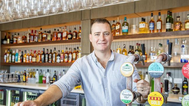 Chris Allison at the revamped 'The Komo' at Mon Komo in Redcliffe. Picture: Richard Walker