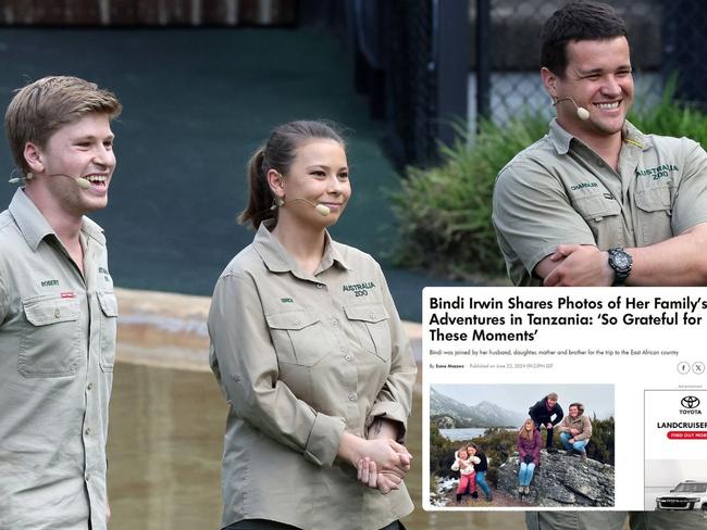 The Mercury thumbnail. Bindi Irwin.