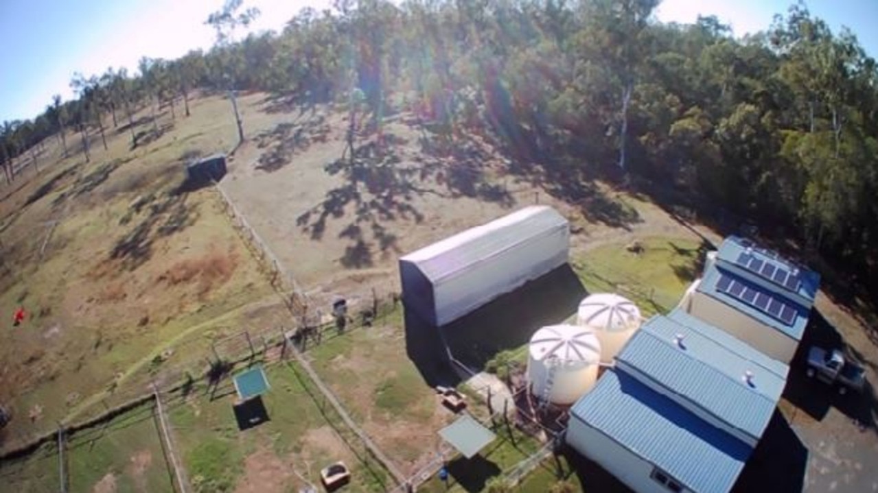 An aerial view of the property housing the proposed site.