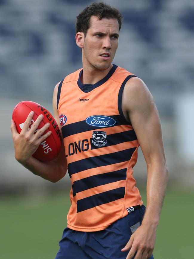 Darcy Fort wants the No.1 ruck role at Geelong. Picture: Peter Ristevski