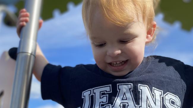 Little Emilia is one of many faces of the 2022 Jeans for Genes day. Picture: Supplied