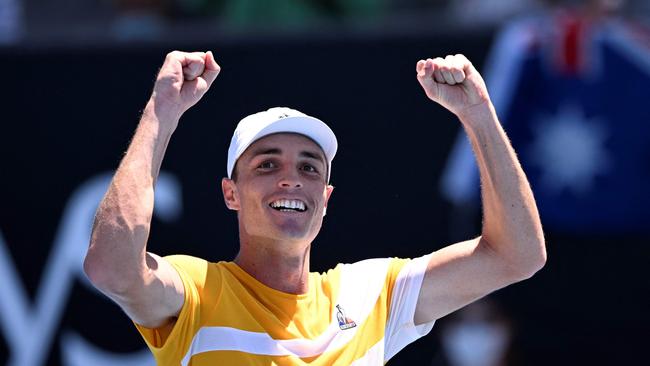 Sydneysider Chris O'Connell is into the third round at this year’s Australian Open. Picture: AFP