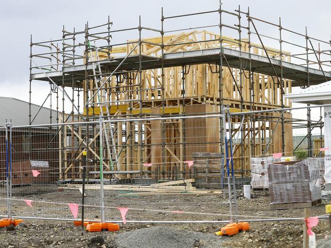 Centacare is building many affordable homes in Taylor Crescent, Bridgewater, in an attempt to ease the ongoing Tasmanian housing crisis.  Picture: MATT THOMPSON