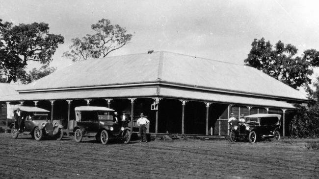 Kumbia Hotel, ca. 1913. A cornerstone of the Kumbia community, welcoming locals and travellers alike. Source: State Library of Queensland