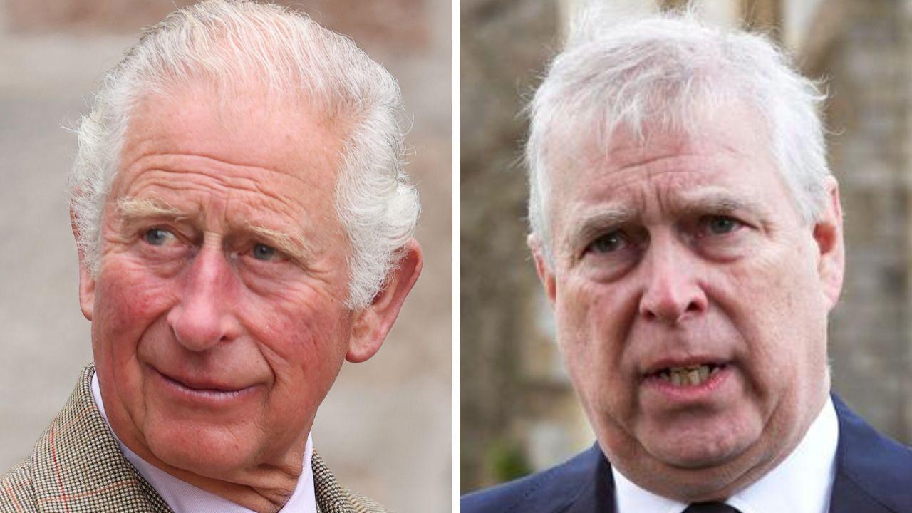 King Charles and Prince Andrew go to war over 30-room mansion.