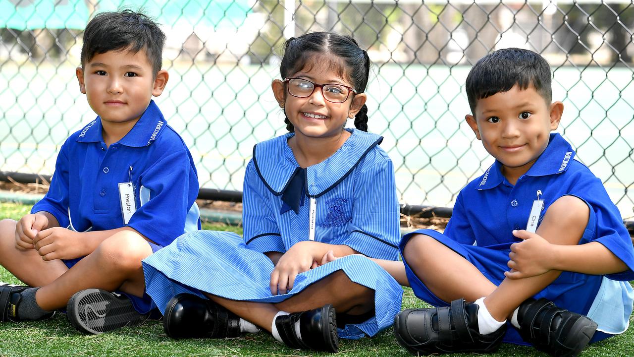 Photos of south Brisbane prep students on their first day to school ...