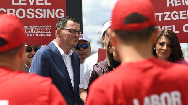 If there was a scandal, Andrews would act as though there was not. Picture: AAP