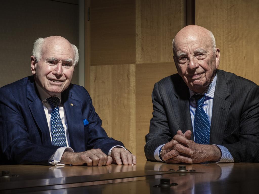 Rupert Murdoch has called John Howard the best leader during his lifetime. Picture: Mark Rogers/ABC