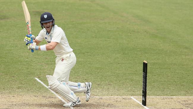 Peter Nevill in action against Victoria in the Sheffield Shield.