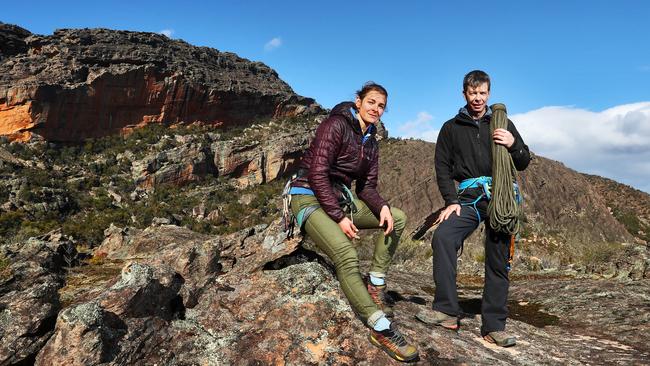 The Grampians has long attracted rock climbing enthusiasts. Picture: Aaron Francis