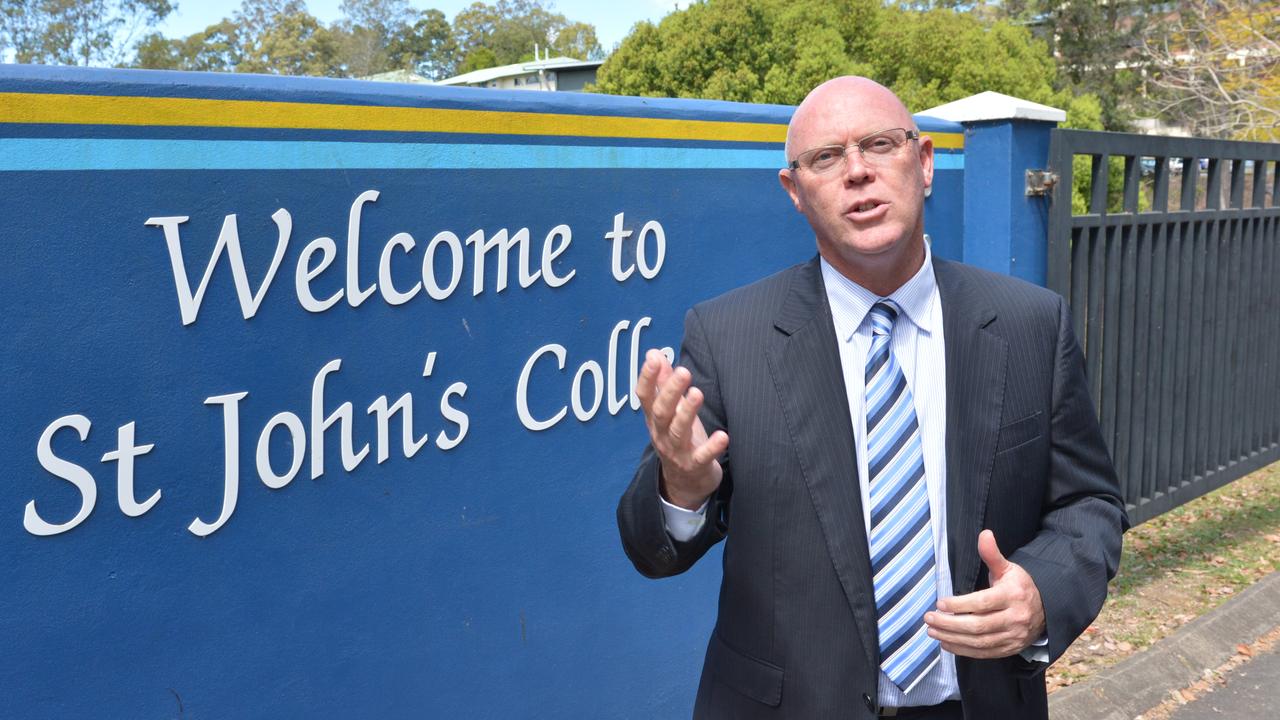 Nambour’s St John's College principal Chris Gold. Picture: John McCutcheon