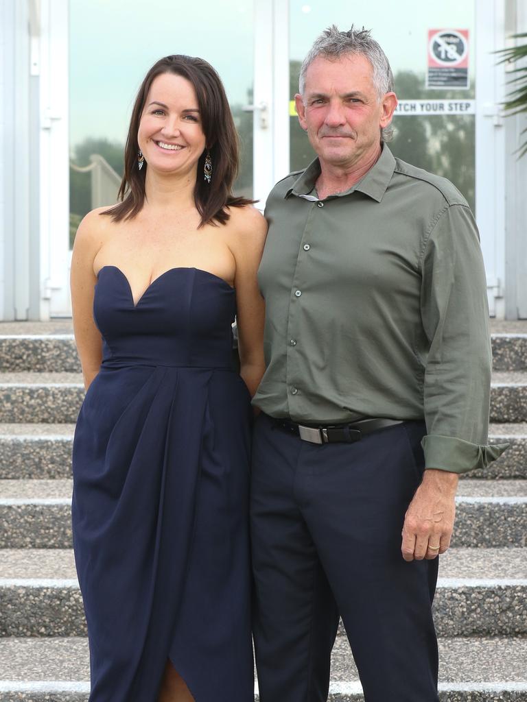 Rachel and Stuart Pritchard as the NTFL's night of nights . Picture Glenn Campbell