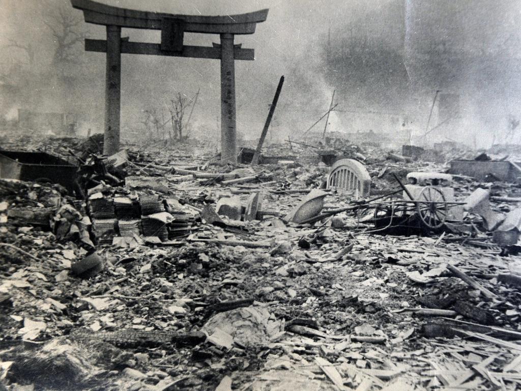 The aftermath of the nuclear bomb attack on Hiroshima. Picture: Supplied