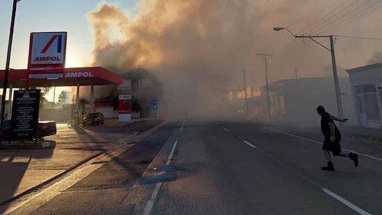 The almost 125 year old Federal Hotel in Peterborough sustained significant damage when a fire erupted on the premises this month. Picture: Supplied