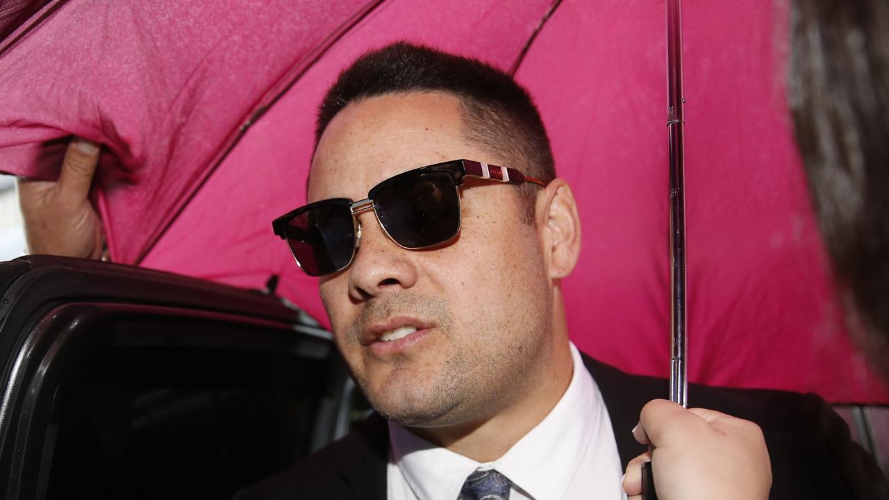 Jarryd Hayne is facing a lawsuit brought by the woman he was found guilty of sexually assaulting. Picture: AAP Image/Darren Pateman