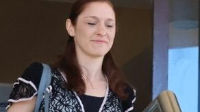 Jessica Polsoni (pictured) and her partner are both charged with one count of murder over the death of their daughter Diana Hanbury in 2022.