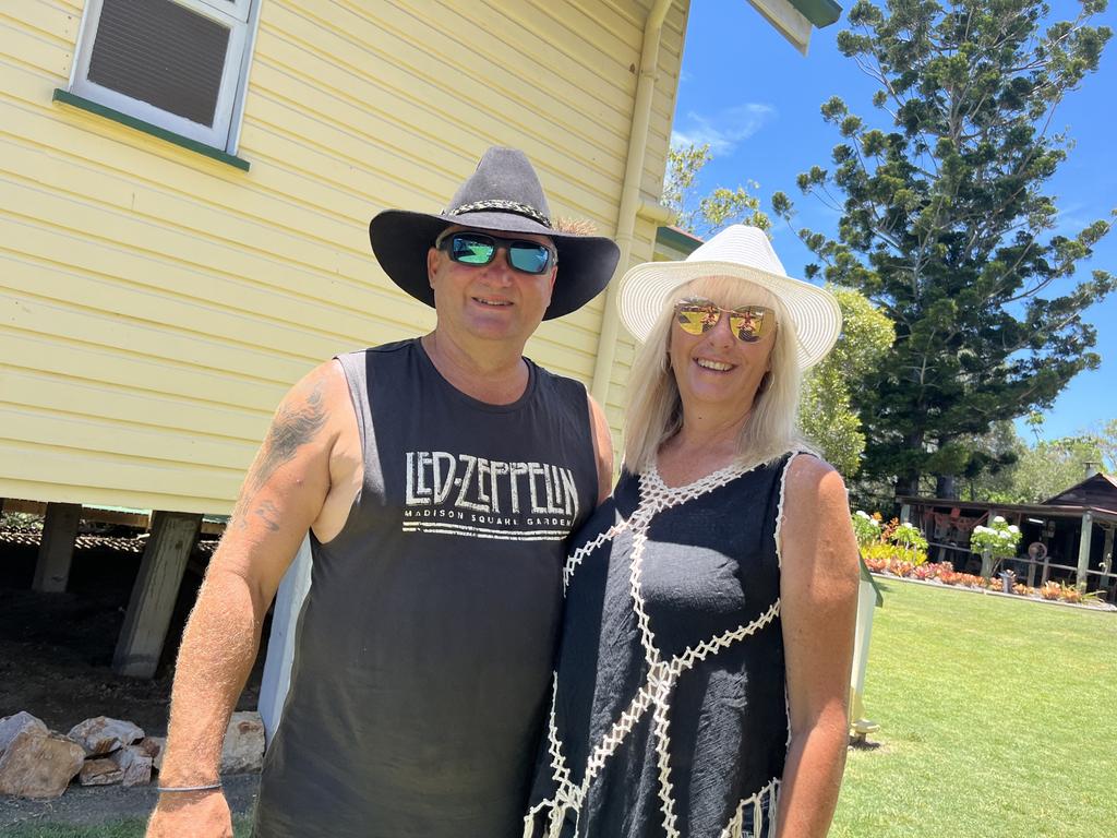 Gary and Janelle at Hervey Bay Historical Village and Museum.