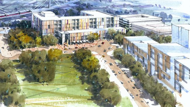 Artist impressions of the Rouse Hill Hospital