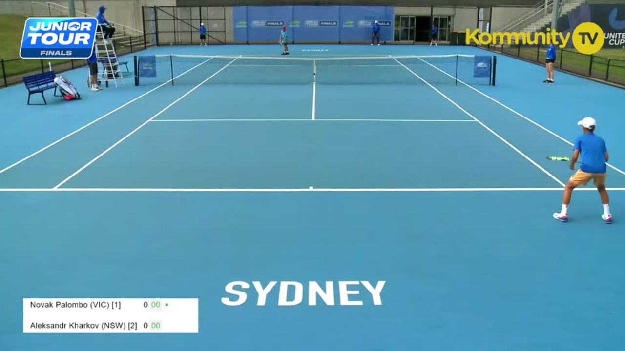 Replay: Novak Palombo v Aleksandr Kharkov (Under-12 Boys Singles Final) 2024 Tennis Australia Junior Tour Masters U12, U14 Day 7