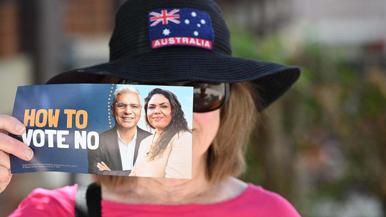 Carol at the vote for the Referendum on The Voice.