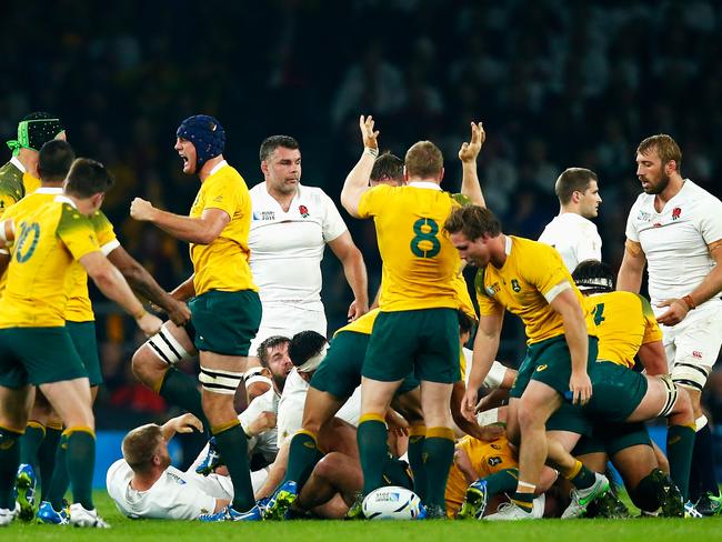 England were no match for the Wallaby scrum.