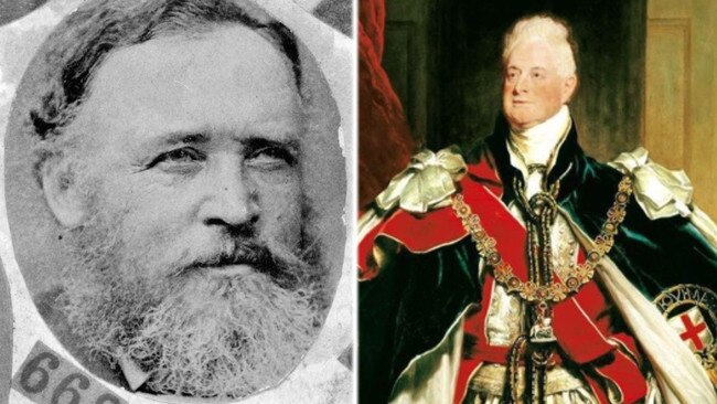 Thomas Mason, a Williamstown settler, and King William IV, after whom Williamstown was named.